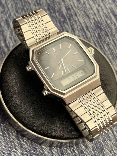 SEIKO SILVER WAVE DIGI-ANA H449 DAINI