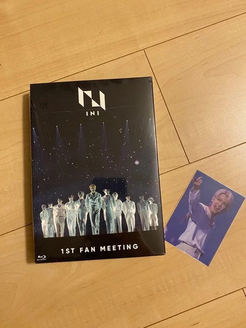 INI 1ST FAN Meeting Blu-ray with Photo Card Opened Used Japan
