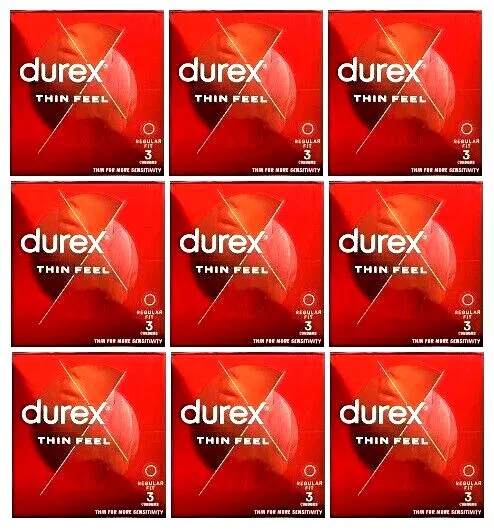 Durex Thin Feel Elite Condoms - Close Natural  Intimate- Retail Boxes - Fast P&P