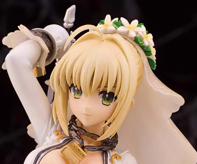 Fate∕EXTRA CCC Saber 22cm 1/6 Anime PVC Figure Toys CN ver.