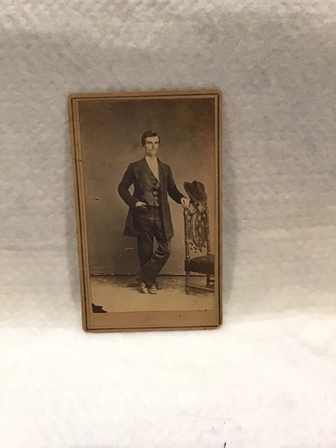 Original Civil War CDV from album of 49th Ohio Volunteer Infantry Regiment