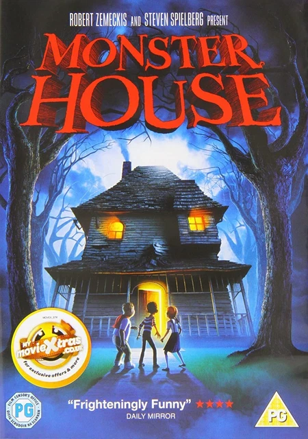 Monster House DVD (2006) a fun spooky family animated thill-ride