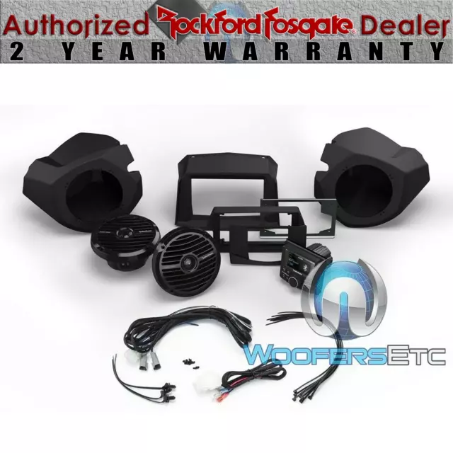 Rockford Fosgate Pmx3-Upgr-Rzr14-Stage2 Audio Kit For Polaris Rzr 2014 - Up