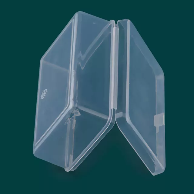 Plastic Transparent Storage Box Square Small Items Case Packing Boxes Jewelr SN❤