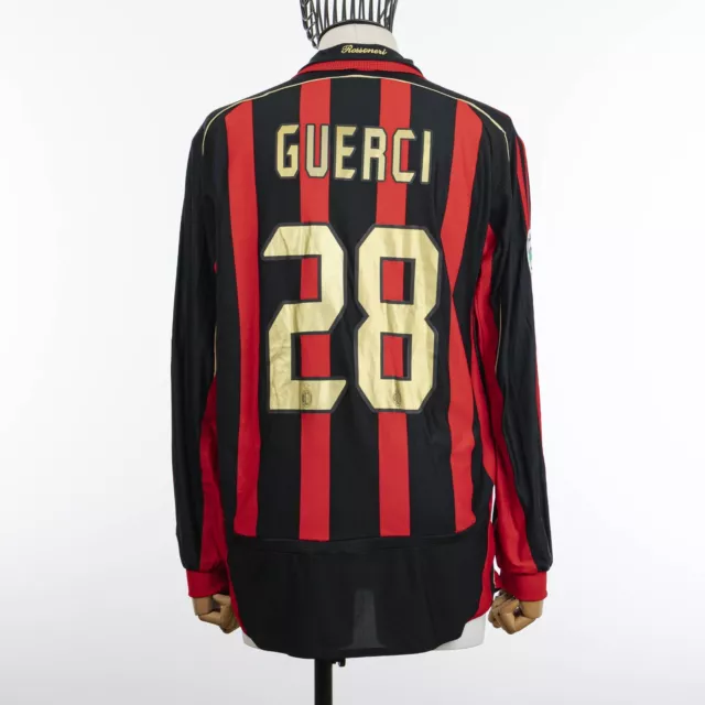 MAGLIA HOME MILAN ADIDAS GUERCI 28 2006/2007 indossata