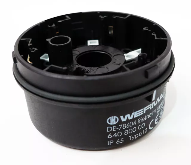 Werma signaling technology connection element 640 800 00 12-230V AC/DC -used-