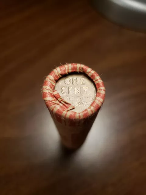 Roll Of 50 Lincoln Wheat Cent Pennies 1909-1958 PDS