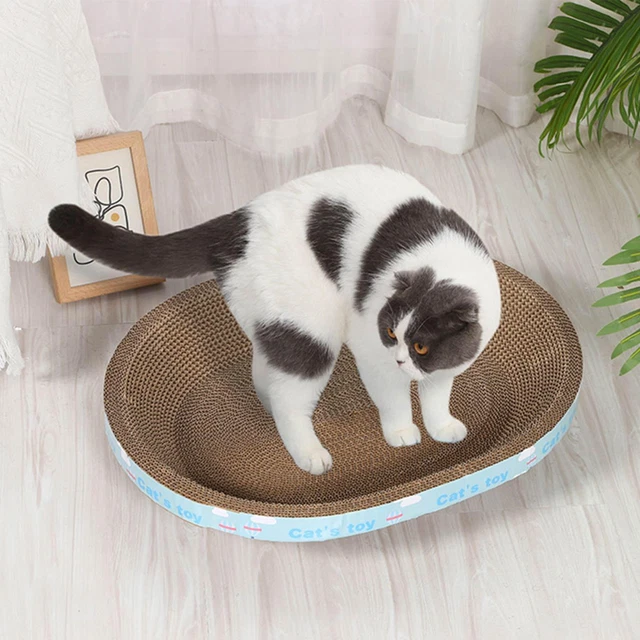 Almohadilla para rascar gatos tazón nido redondo para gatos tabla para rascar salón camas para gatos