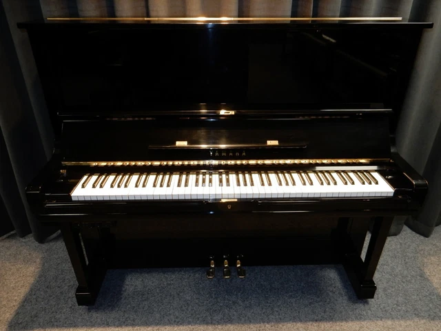 YAMAHA U3 SILENT Upright Piano. Gloss Black 0 Finance Available