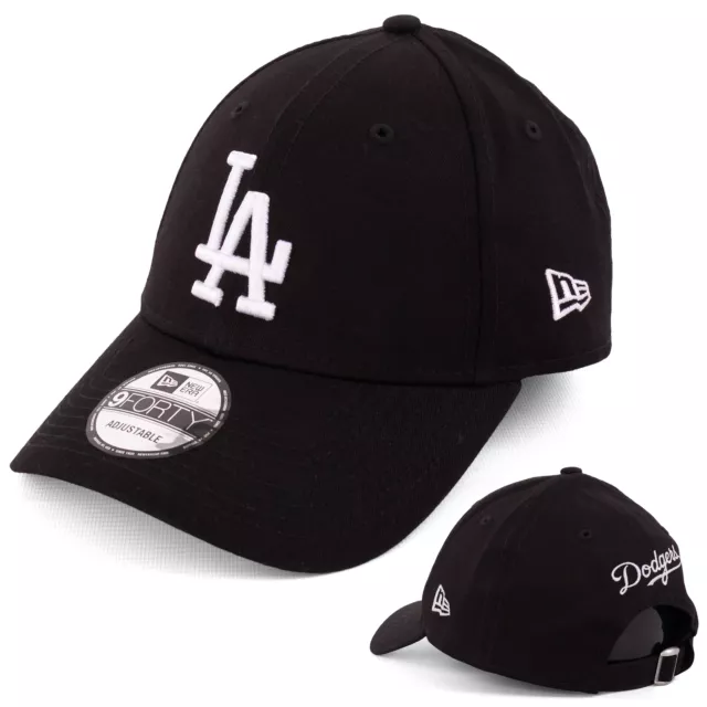 New Era 9Forty Los Angeles Dodgers Snapback Cap Kappe schwarz weiss 95076