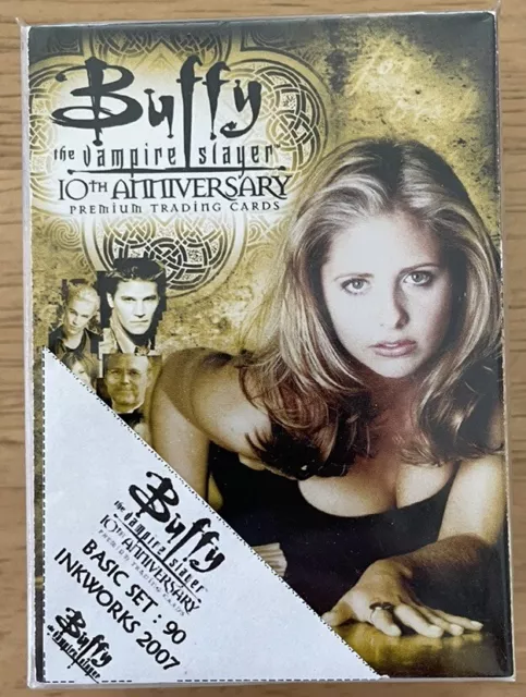 Buffy The Vampire Slayer Base Set Of 90 Cards. 10th Anniversary Inkworks 2007