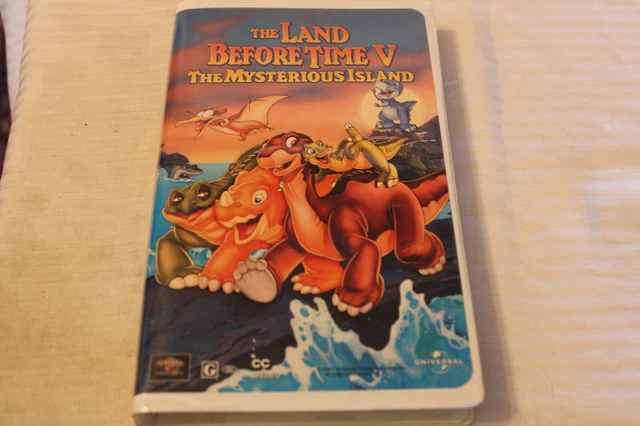 THE LAND BEFORE Time V: The Mysterious Island (VHS, 1997, Clamshell) £