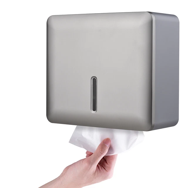 Wall Mount Paper Towel Dispenser Multifold Hand Towel Tissue Holder with M3B9