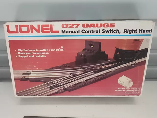 Vintage Lionel O-27 Scale Right Manual Switch Train Track # 6-5022    #2 3