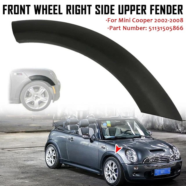 4PCS Vorne Radlauf Abdeckung Obere Untere Für Mini Cooper