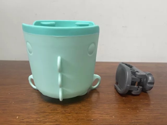 Skip Hop Stroll & Connect Plastic Child Cup Holder Teal 4.7"L x 5.25"W x 4.30"H