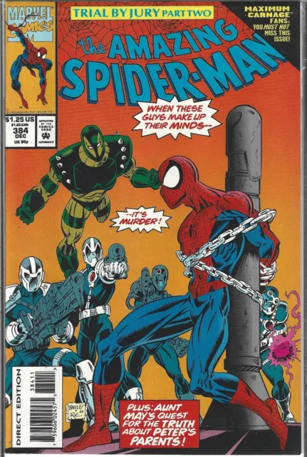 The Amazing Spider-Man #384 (Nm) Marvel Comics $3.95 Flat Rate Shipping In Store