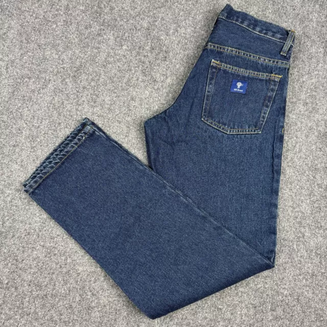 NEW RK Brand Jeans Mens 31 X 34 Blue Denim Cotton Workwear Five Pocket