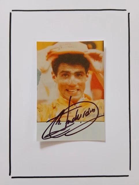 Carte Collector Miguel Indurain (Cyclisme) – Vintage 90s, Journal De Mickey N°9 – État Neuf (non Gradée)