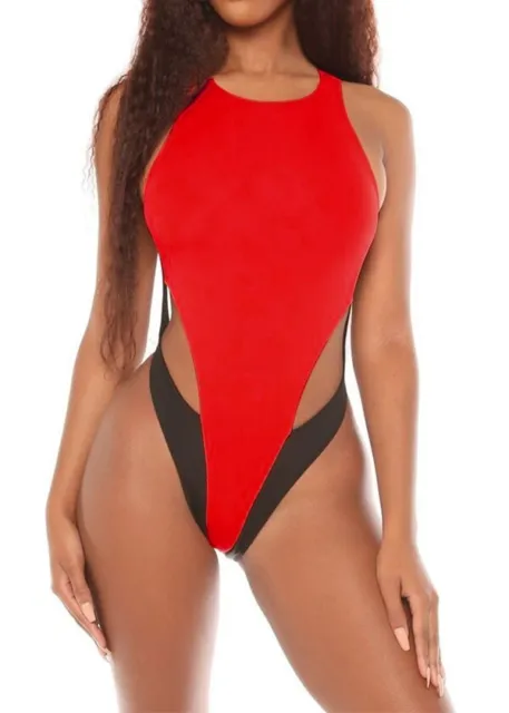 Solid Color One Piece Swimsuit Swimming Costumes for Women plus Size