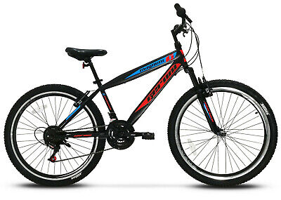 MuGuang 26 Pollici 7 velocità Bicicletta MTB Freni a Disco Mountain Bike Unisex per Adulti 