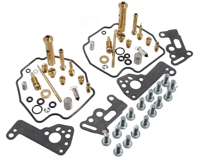 2x Vergaser Reparatur-Satz vorne + hinten Yamaha XV535Virago 1989-2002 KEYSTER