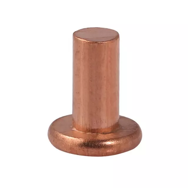 Rivetti testa piatta rame rosso rivetti rivetti in rame solido M2 M2,5 M3 M4 M5 M6 M8