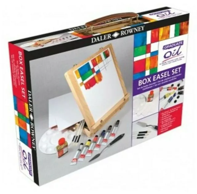 Daler Rowney Graduate Oil Box Easel Set 2