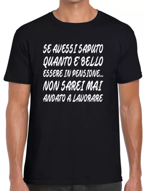 T shirt Divertente maglietta Personalizzata Pensione Lavoro For your Happiness