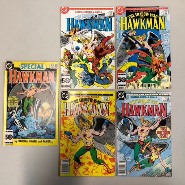 The Shadow War Of Hawkman (1985) #1 2 3 4 + Special (VF/NM) Complete Set DC