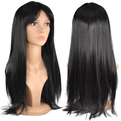 Fashion Fetish NEW LADIES LONG BLACK WIG SISSY CROSSDRESSER TRANSVESTITE FETISH FANCY DRESS BOO Fashion Fetish NEW LADIES LONG BLACK WIG SISSY CROSSDRESSER TRANSVESTITE FETISH FANCY DRESS BOO