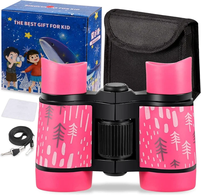 Kid Binoculars Shock Proof Toy Binoculars Set - Bird Watching - Educational Lear