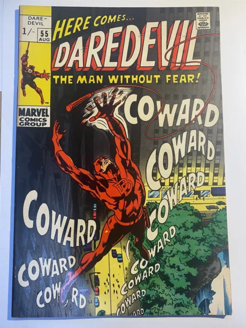DAREDEVIL #55 Silver Age Gene Colan Marvel Comics 1969 UK Price VF