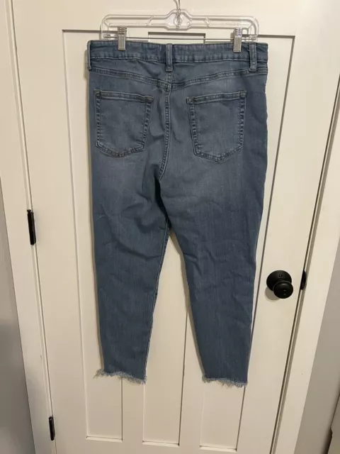 Just USA High-Rise Button Up Medium Wash Blue Jeans Size 32 Denim 3