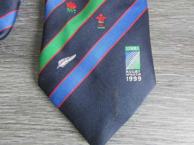 IRB Rugby Union World Cup 1999 with Countries Motifs Tie by Romasport