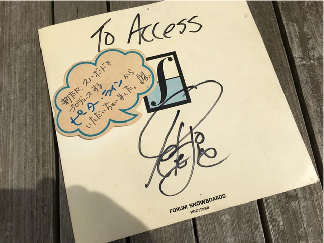 FORUM PETER LINE 151cm Fireboy vintage snowboard Rare 2002