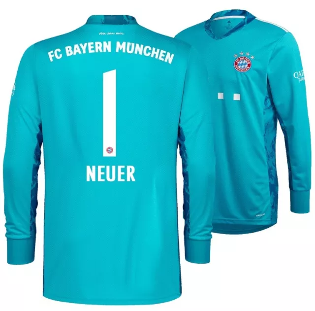Trikot Adidas FC Bayern 2020-2021 Torwart Home - Neuer 1 I FCB Heim Goalkeeper