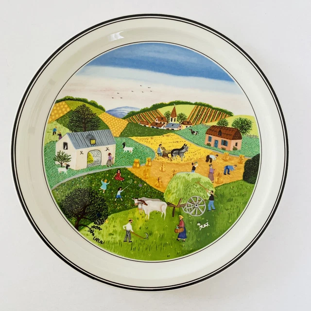 Villeroy & Boch The Four Seasons No 2 Summer 9" Plate Wall Decor Country Kitchen