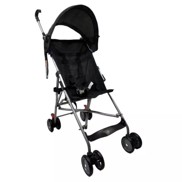 NEW  Aussie Baby Lightweight Upright Stroller - Black