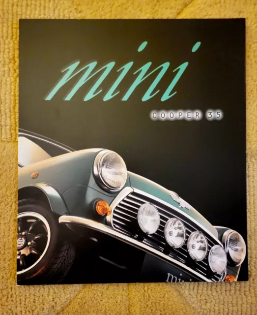 ROVER MINI COOPER 35 Special Anniversary Edition Car Sales Brochure 1996 MINT