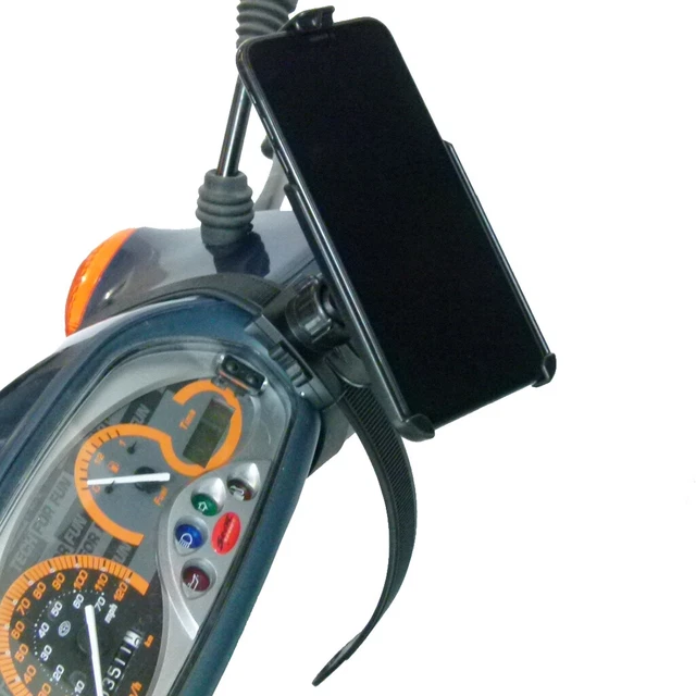 Scooter - Moped Collar Mount with XL Robust Holder for iPhone 12 PRO (sku 55500)