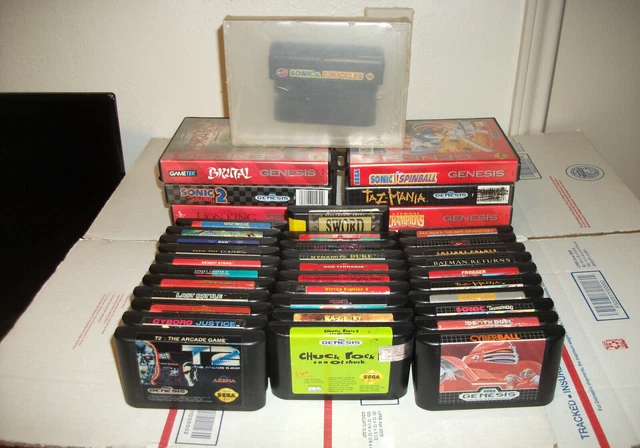 Sega Genesis 40 Games Collection Lot