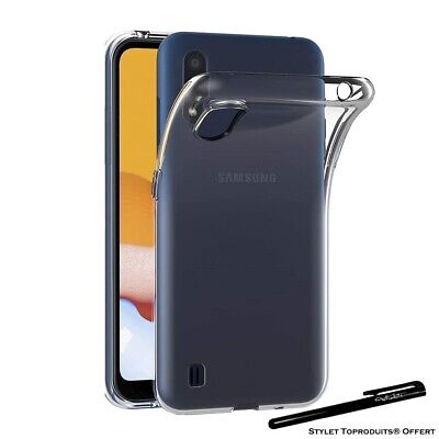 Coque silicone gel transparente ultra mince pour Samsung Galaxy A01
