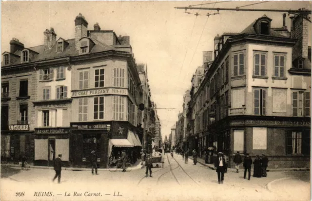 CPA REIMS-La Rue Carnot (346775)