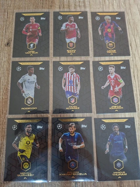 match-attax-2025-26-black-edge-2025-26-25-26-complete-black-edge-set