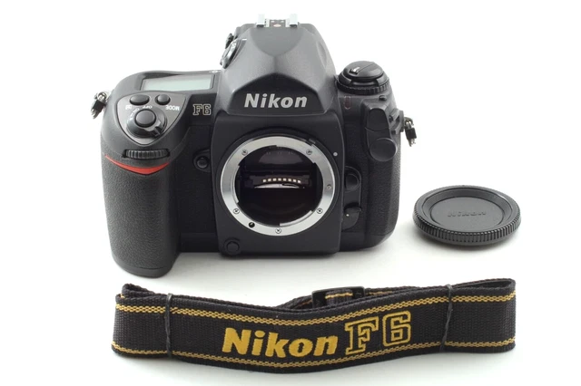 ALL Works [EXC+5 w/ Strap] Nikon F6 35mm SLR Black AF MF Film Camera Body JAPAN
