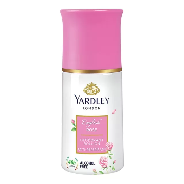 Yardley English Rose Deodorant Roll-On für Frauen 50 ml