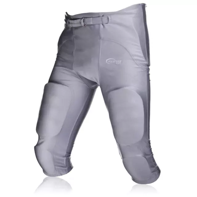 Pantalon de football americain "Crusher" avec 7 inserts intégrés all in one gris