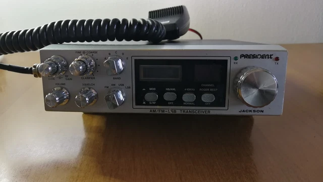RADIO CB PRESIDENT jackson serie silver EUR 140,00 - PicClick IT