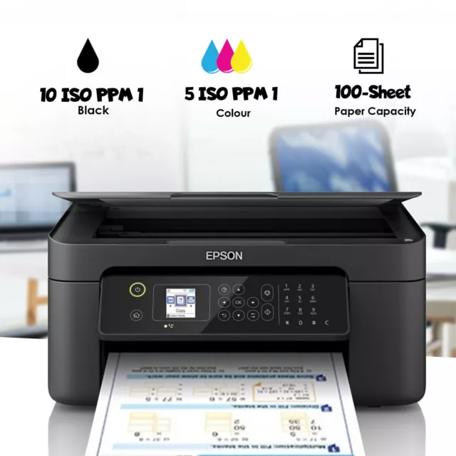 Epson Wireless Printer Workforce Wi-Fi Printing Multifunction SCAN COPY PRINT FA